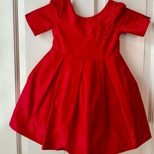 Janie and Jack Red Formal Kids Dress